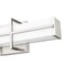 Z-Lite Harrison Vanity, 1-Light, 18 In.W x 4 In.L x 4.75 In.H, Brushed Nickel/Frosted 1011-18W-BN-LED - alternate 5